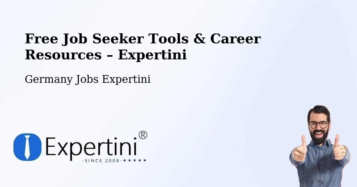 Free Job Seeker Tools & Career Resources – Geislingen An Der Steige - Geislingen An Der Steige, Germany Jobs Expertini